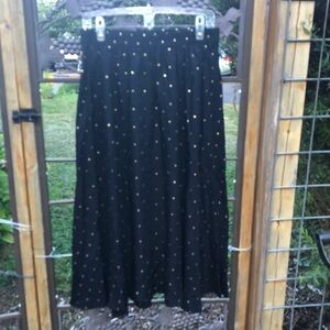 Sharon Anthony black and gold skirt size 18W